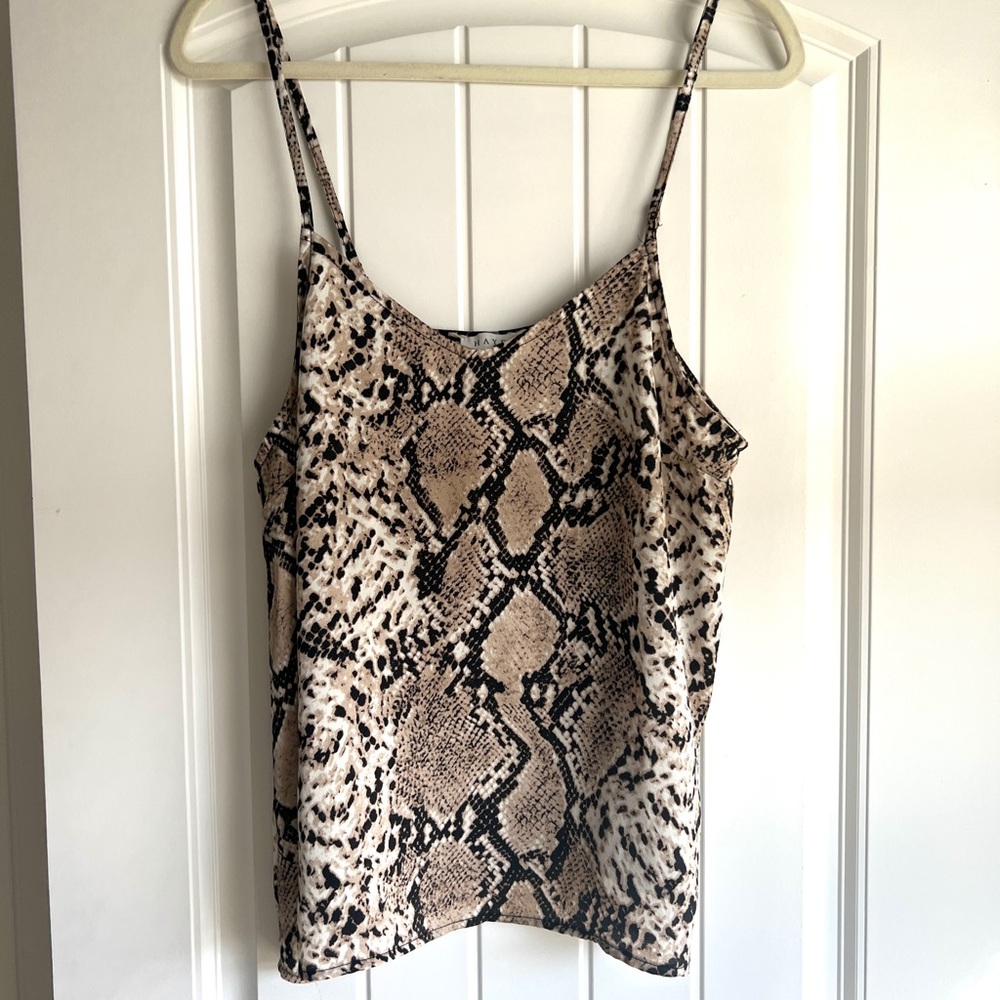 Hayden Snake Print Cami Top